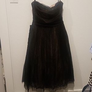 Black cocktail dress